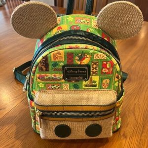 Disney Parks loungefly tiki mini backpack